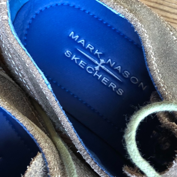 Mark Nason Sketchers Cool Tan Suede Lace Up Oxford